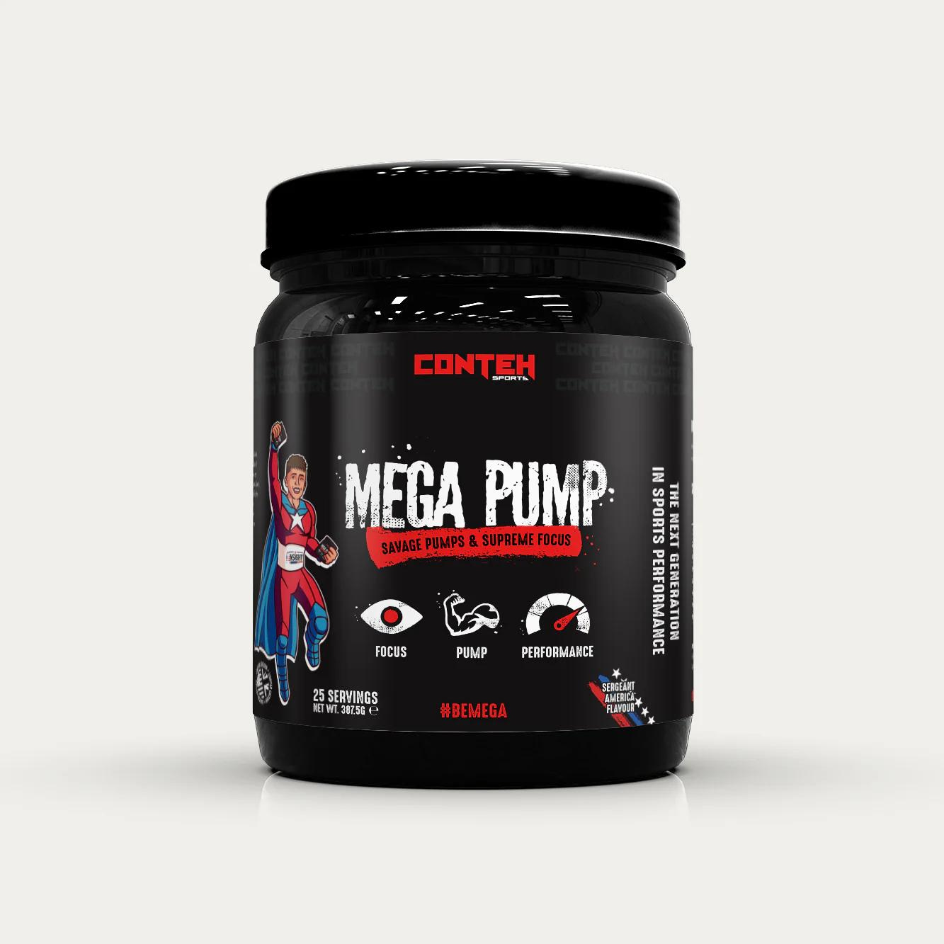 Conteh Sports - Mega Pump Pre-Workout-25 Servings