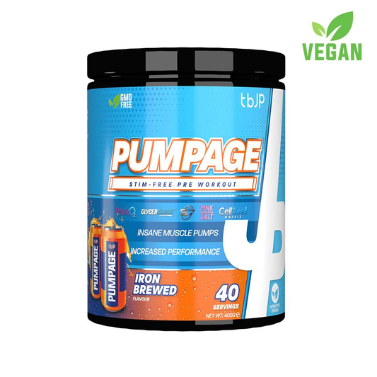 Trained By JP Pumpage Stim-Free Pre Workout 400g