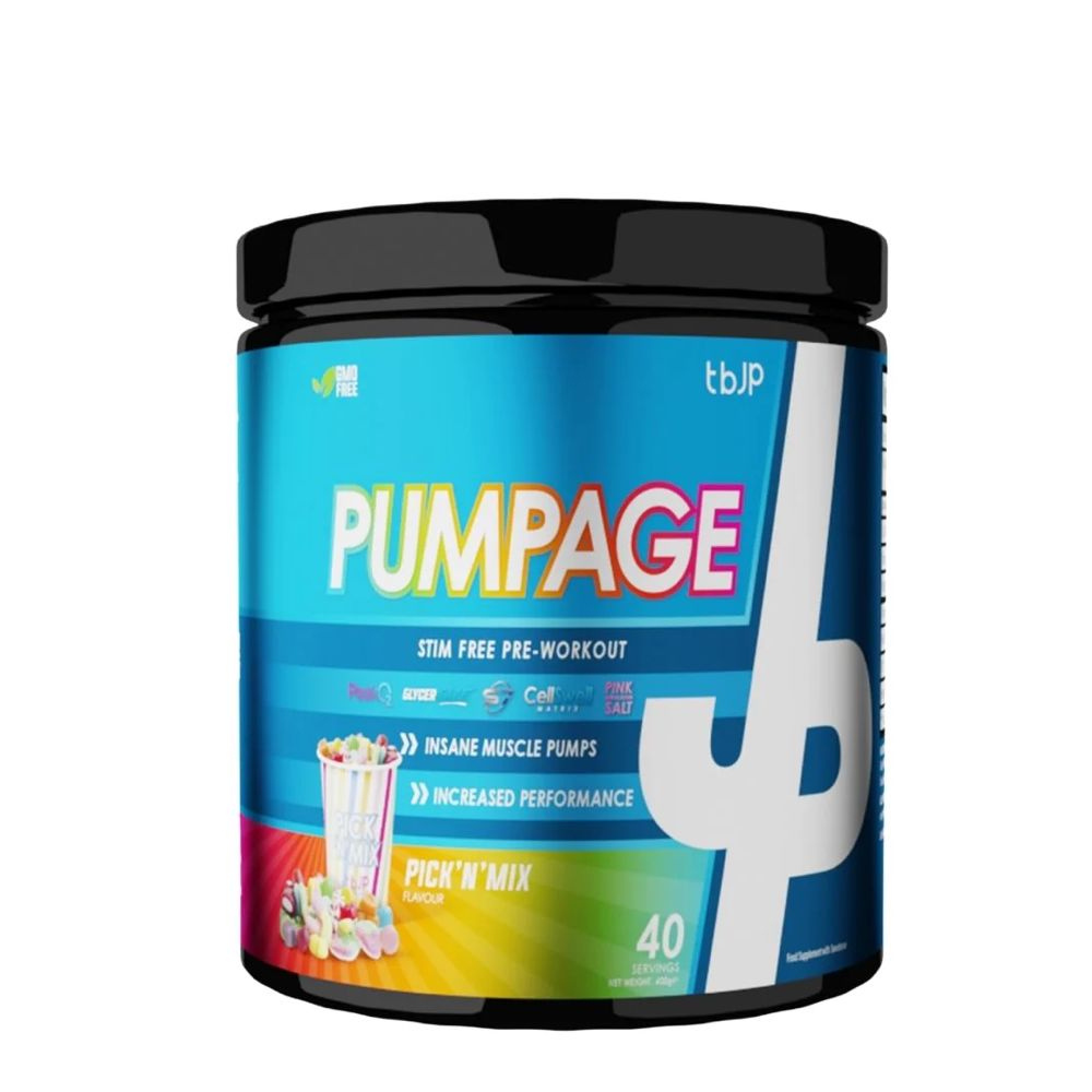 Trained By JP Pumpage Stim-Free Pre Workout 400g