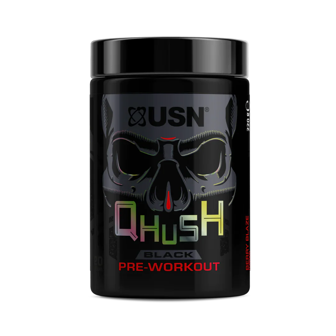 USN Qhush Black Pre-Workout-20 Servings