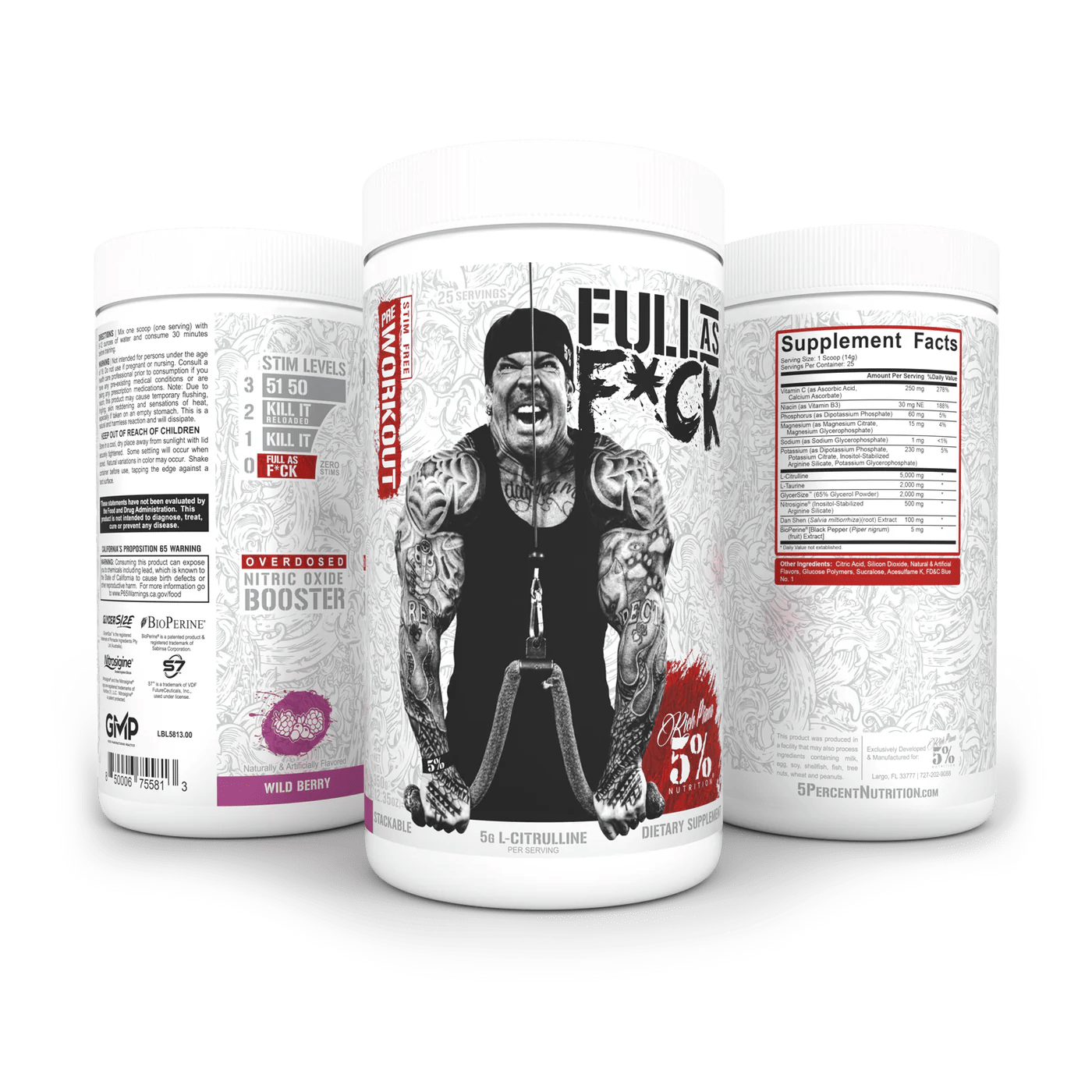 Rich Piana 5% Full as F*ck Legendary Series 350g